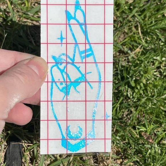 Witchy Vibes Vinyl Window Decal Holographic - Picture 3 of 4